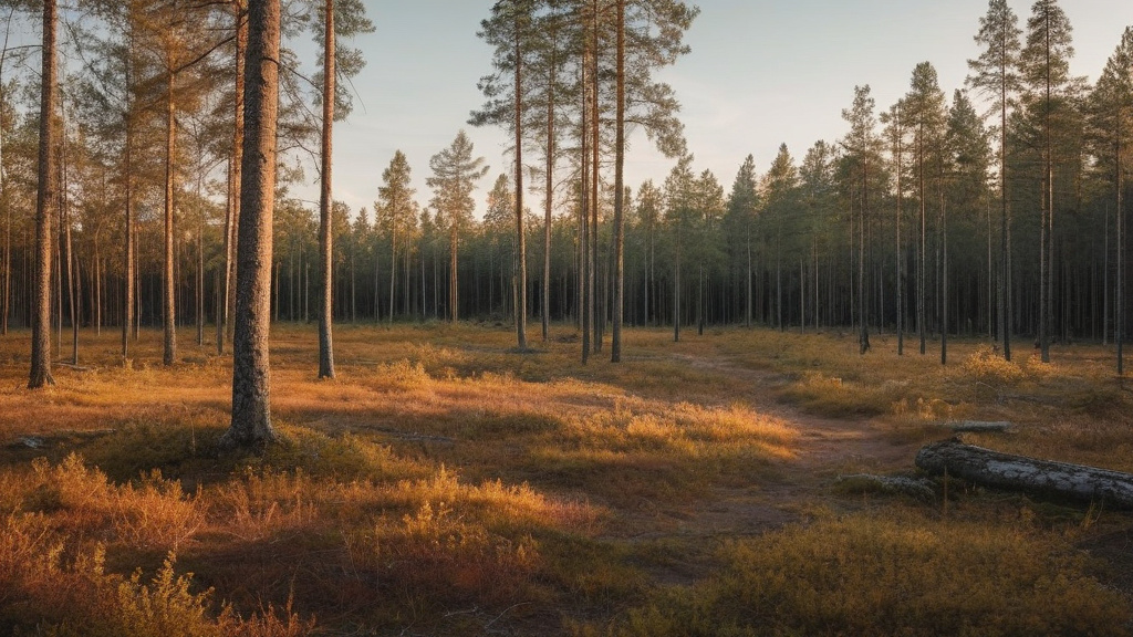 En stilla skogsstig i gryning — bilden representerar balans, eftertanke och vikten av ansvarsfullt spel.
